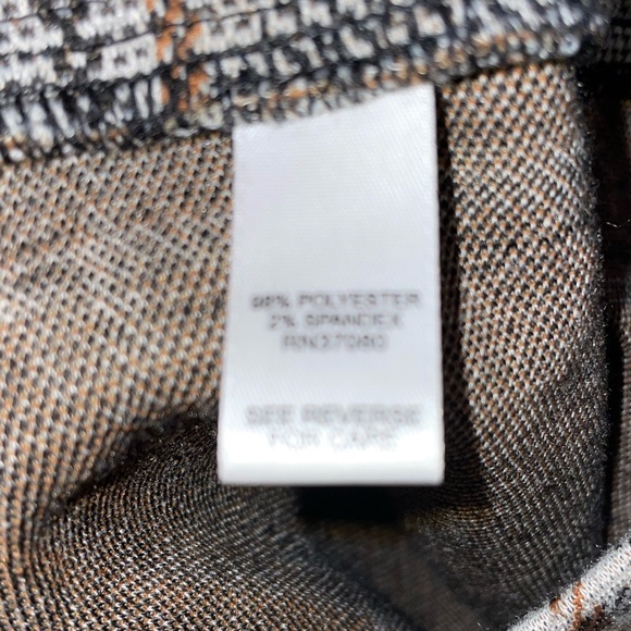 ⭐️5/$20 Clearance Sale⭐️ NWT CATO Women’s Plaid Asymmetrical Midi Skirt - Picture 4 of 7